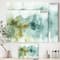Designart - Abstract Watercolor Green House - Modern & Contemporary Canvas Art